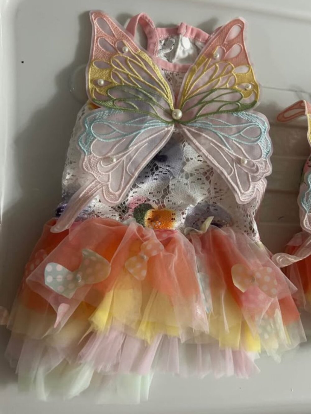 NEW Fairy Dog Outfit Size Large New With Tags